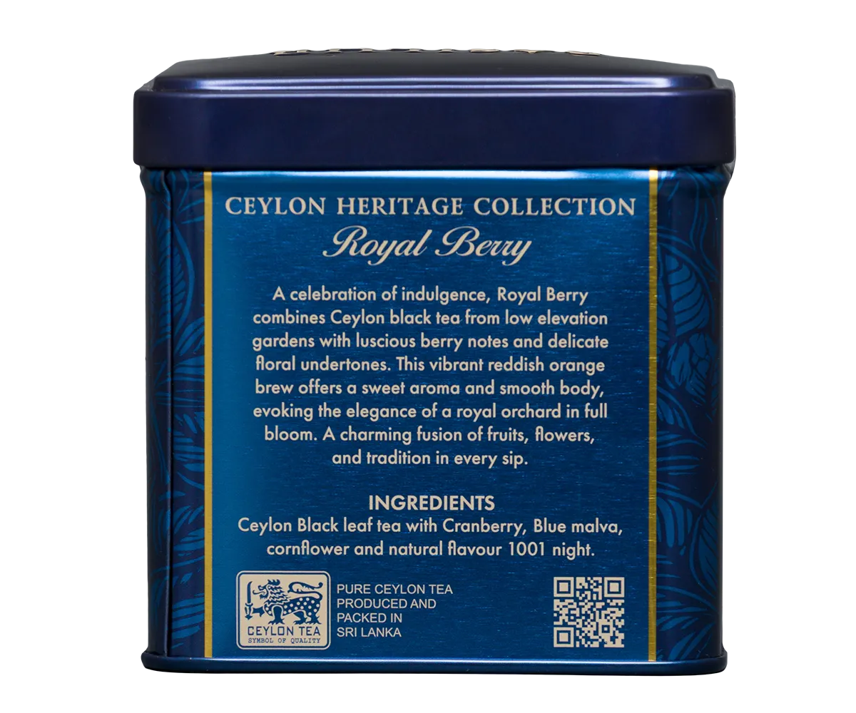 Basilur Ceylon Heritage Royal Berry løs te 50g bær