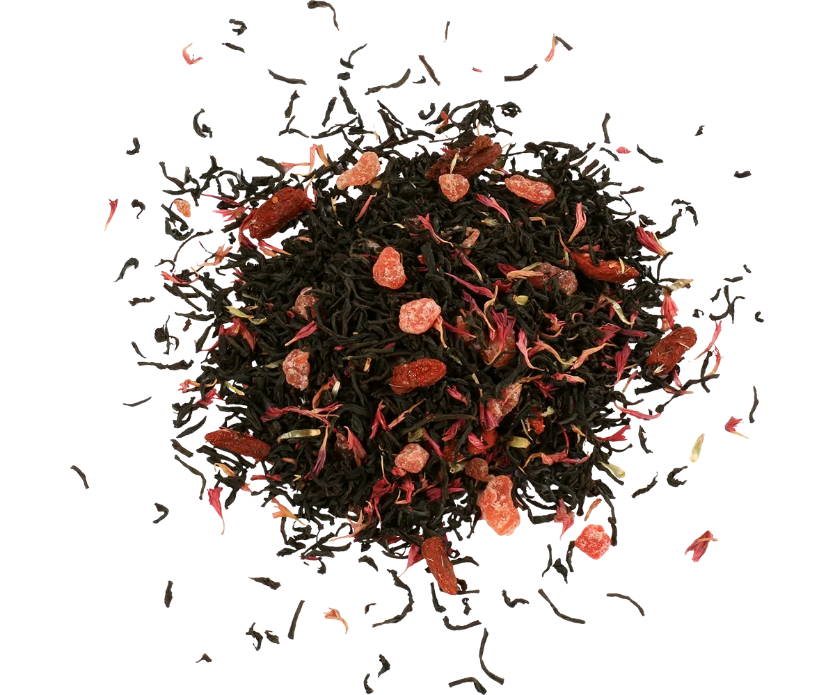 Basilur Magic Fruits Strawberry Kiwi løs te 100g sød