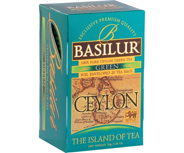 Basilur Green grøn te breve 25 stk ren