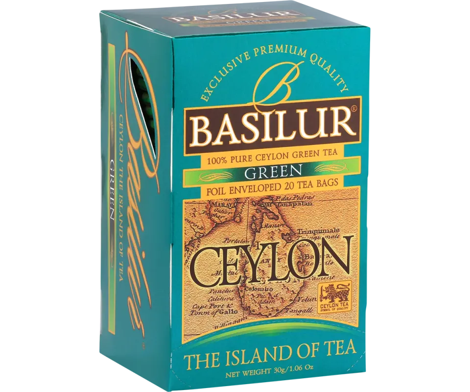 Basilur Green grøn te breve 25 stk ren