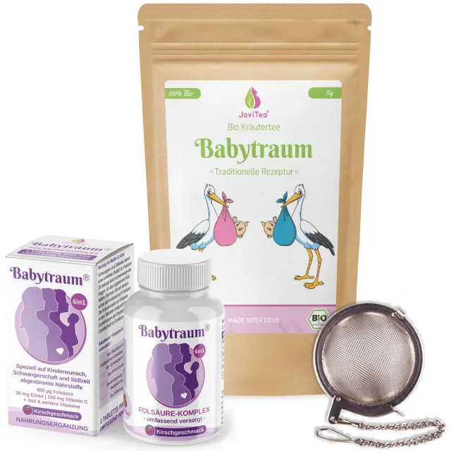 JoviTea Starterpaket babytraum te + folsyre startsæt