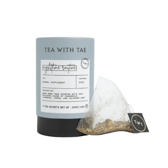 Tea with Tae Nighttime Routine urtete 4-pak beroligende