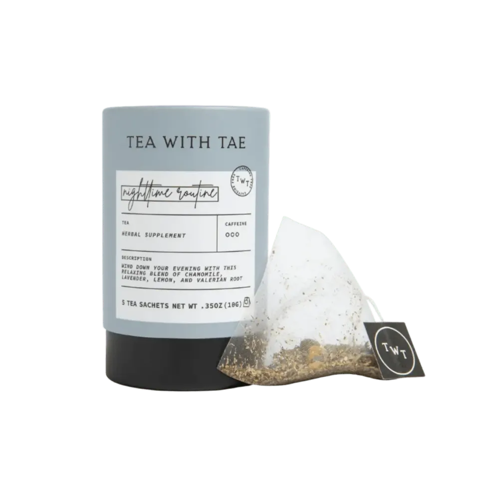 Tea with Tae Nighttime Routine urtete 4-pak beroligende