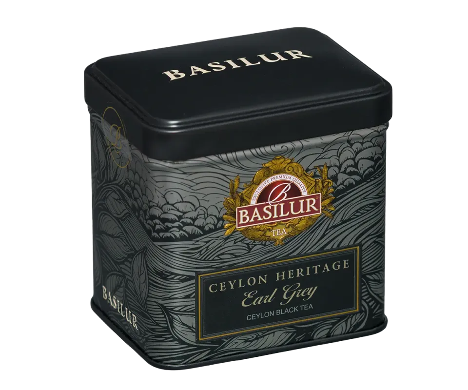 Basilur Ceylon Heritage Earl Grey løs te 50g bergamot
