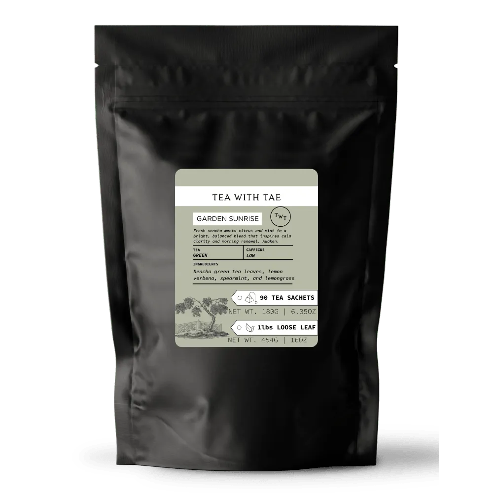 Tea with Tae Garden Sunrise te 30 breve citrus