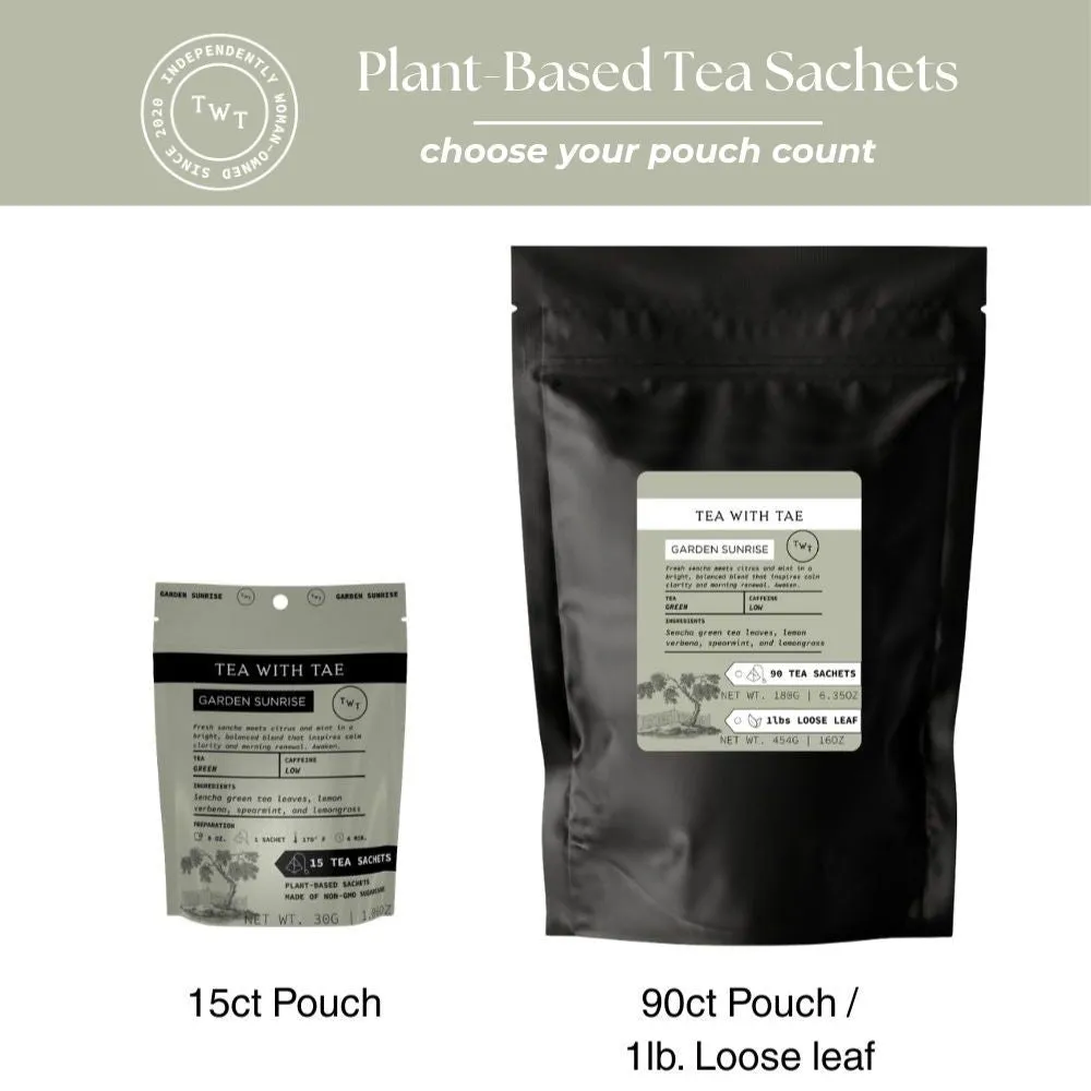 Tea with Tae Garden Sunrise te 30 breve citrus