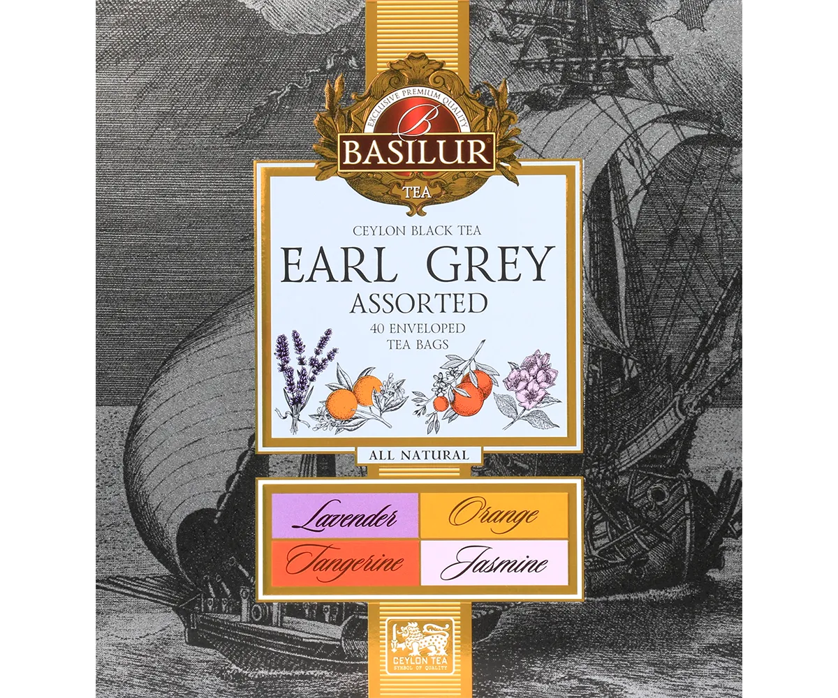 Basilur Earl Grey Collection 4 smage 40 breve