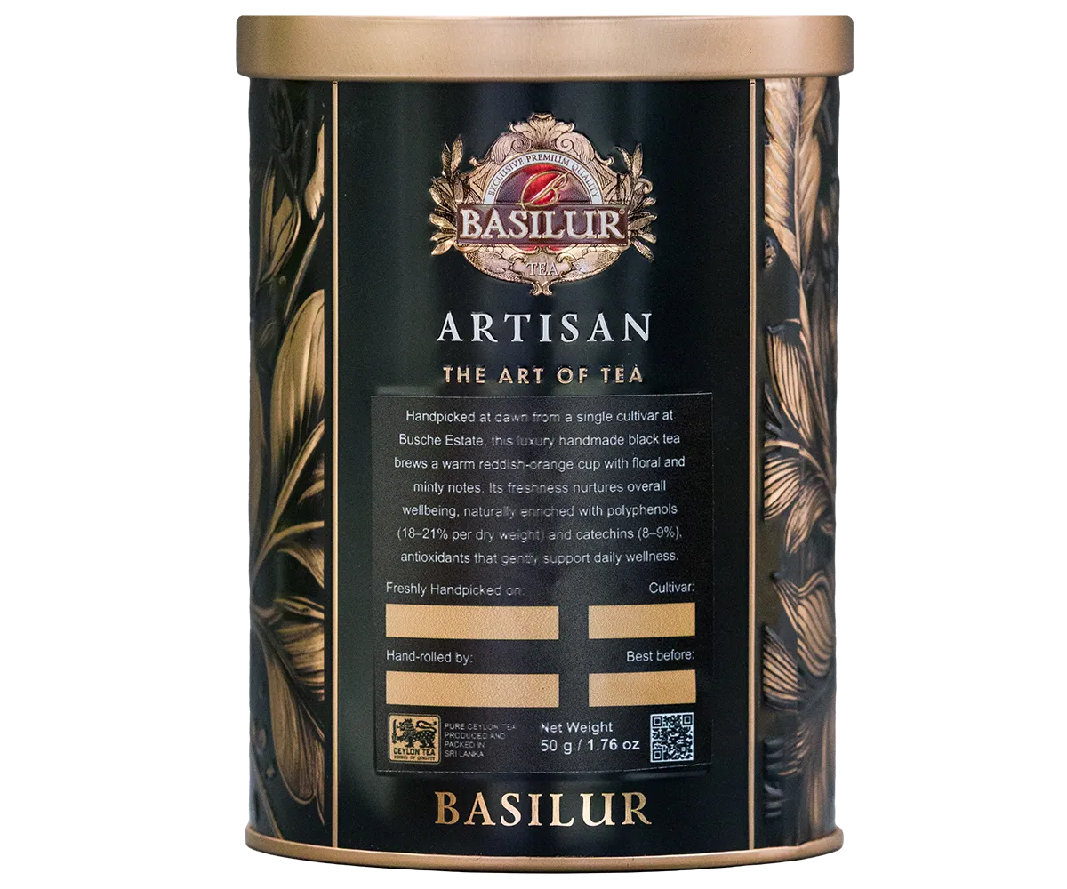 Basilur Clay Pot håndlavet sort te fermenteret lerkrukke