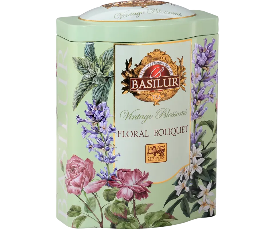 Basilur Vintage Blossoms grøn te 100g blomst