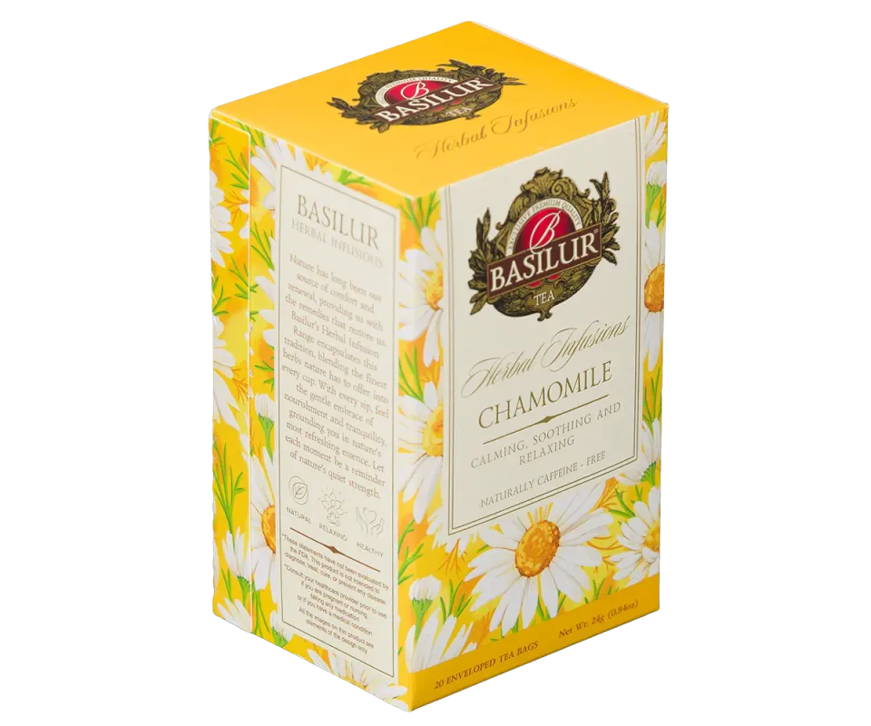 Basilur Herbal Infusions Kamille urtete 20 breve blomstret