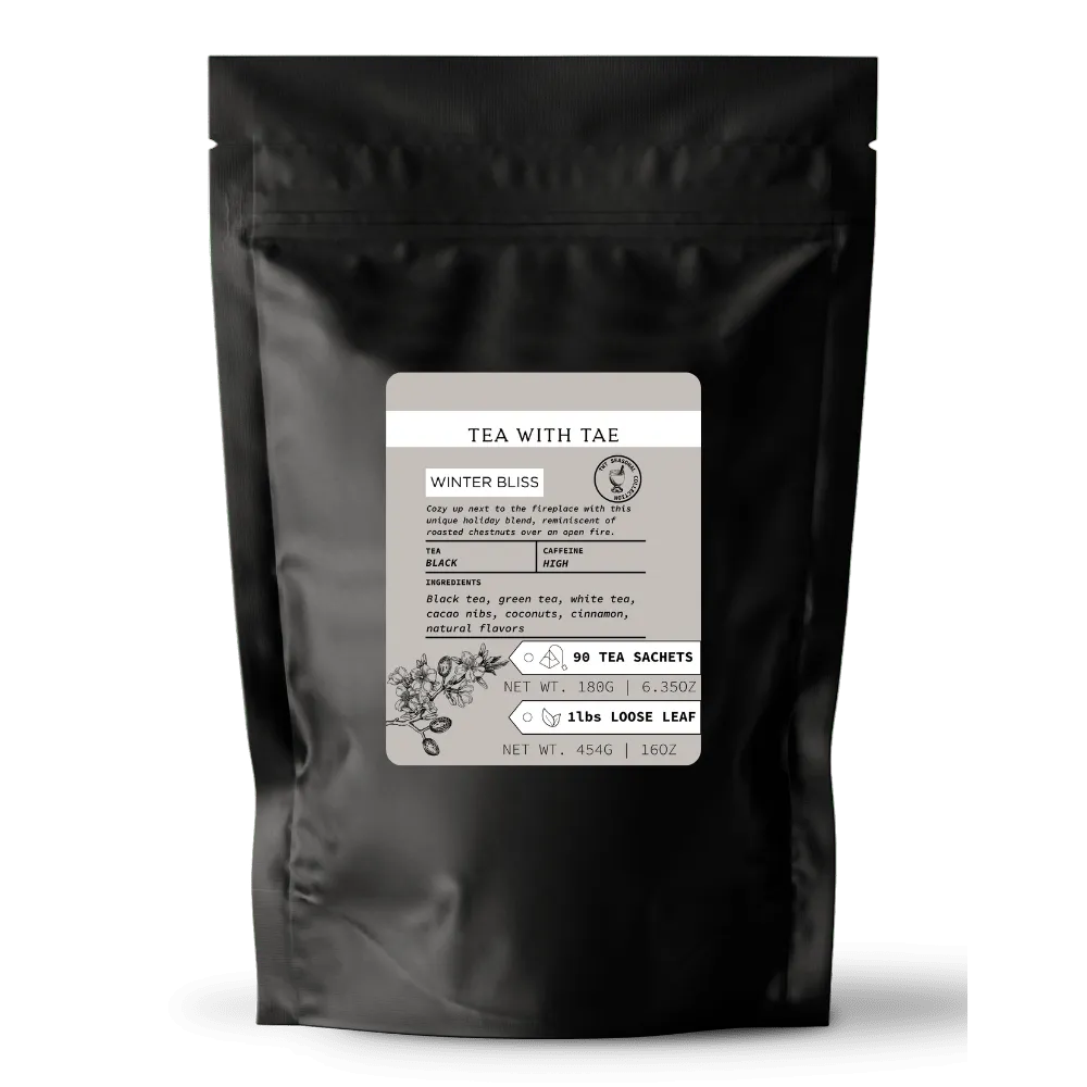 Tea with Tae Winter Bliss te 30 breve chokolade