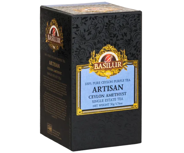 Basilur Artisan Amethyst purple løs te 50g lilla
