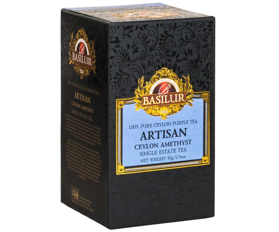 Basilur Artisan Amethyst purple løs te 50g lilla