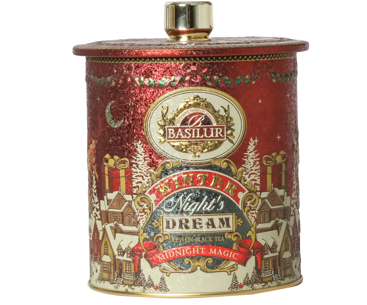 Basilur Midnight Magic kirsebær sort te 100g