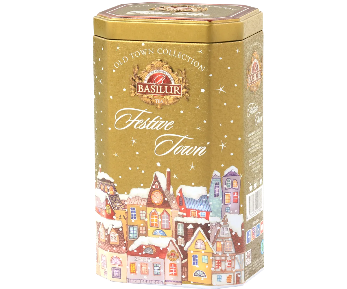 Basilur Old Town Festive Town English Toffee sort te 75g
