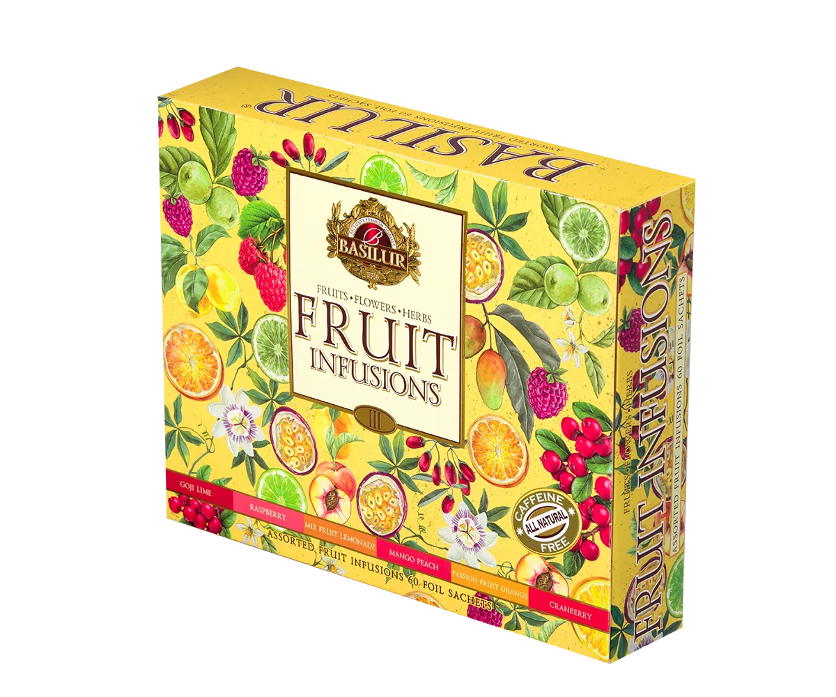 Basilur Fruit Infusions Vol. III frugtte 60 breve