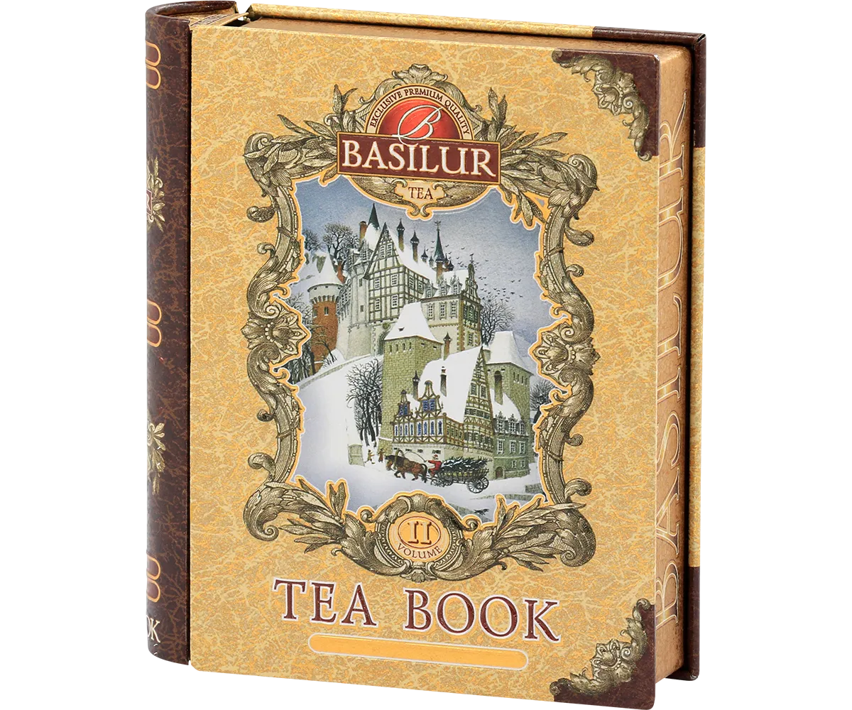 Basilur Mini Tea Book II papaya sort te 5 pyramidebreve