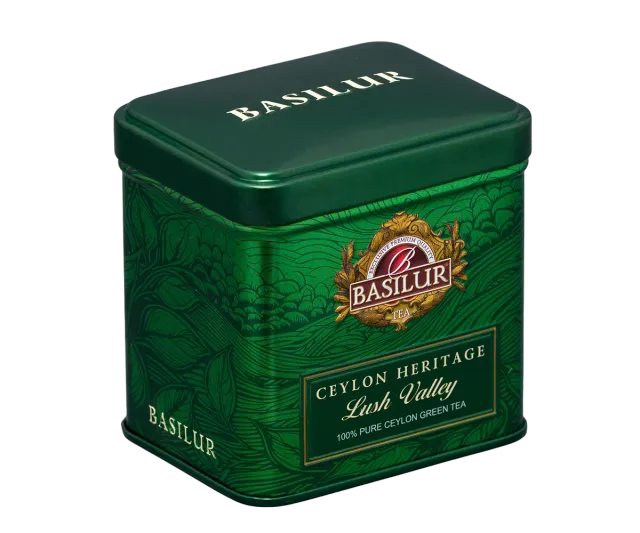 Basilur Ceylon Heritage Lush Valley te 50g løs grøn