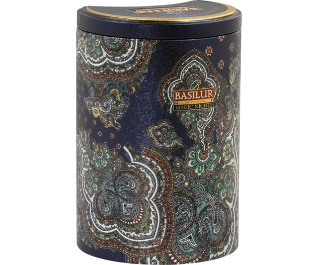 Basilur Magic Nights sort te 100g løs jordbær