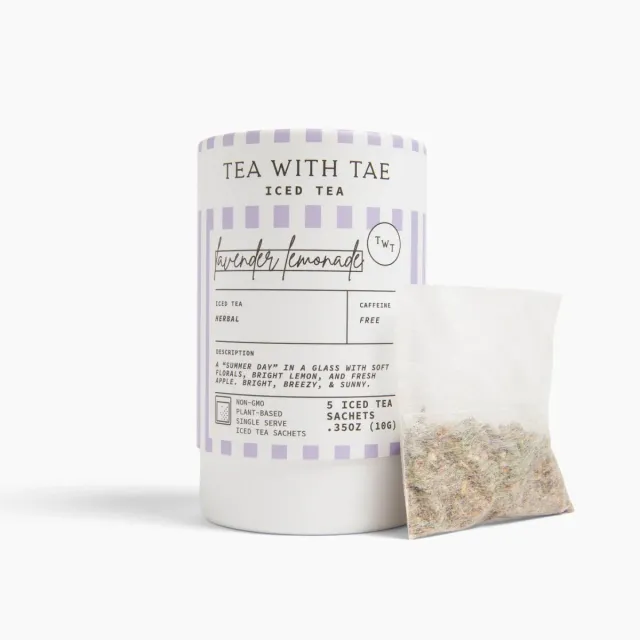 Tea with Tae Lavender Lemonade iste 5 breve urtete