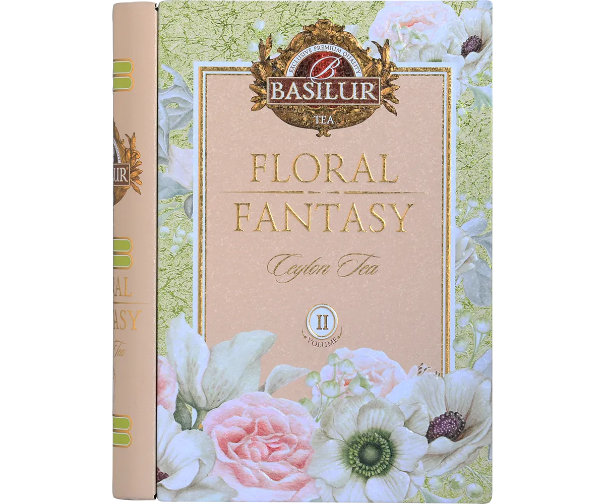 Basilur Floral Fantasy Volume II grøn te 100g lime