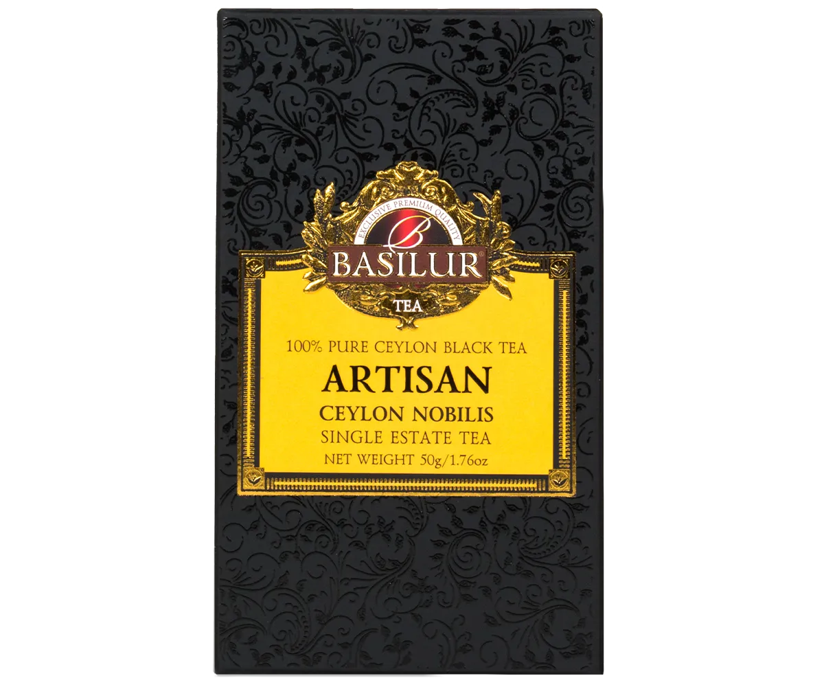 Basilur Artisan Nobilis sort te 50 g enkeltmark