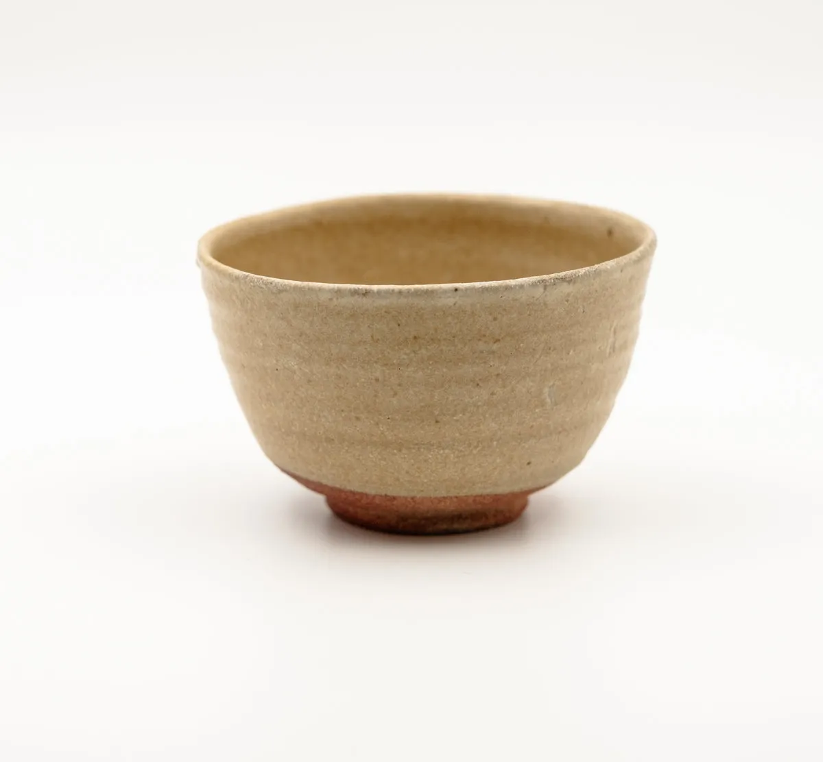 Tyst Te Karatsu Chawan matchaskål vintage okker