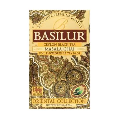 Basilur Masala Chai sort te 25 breve krydret