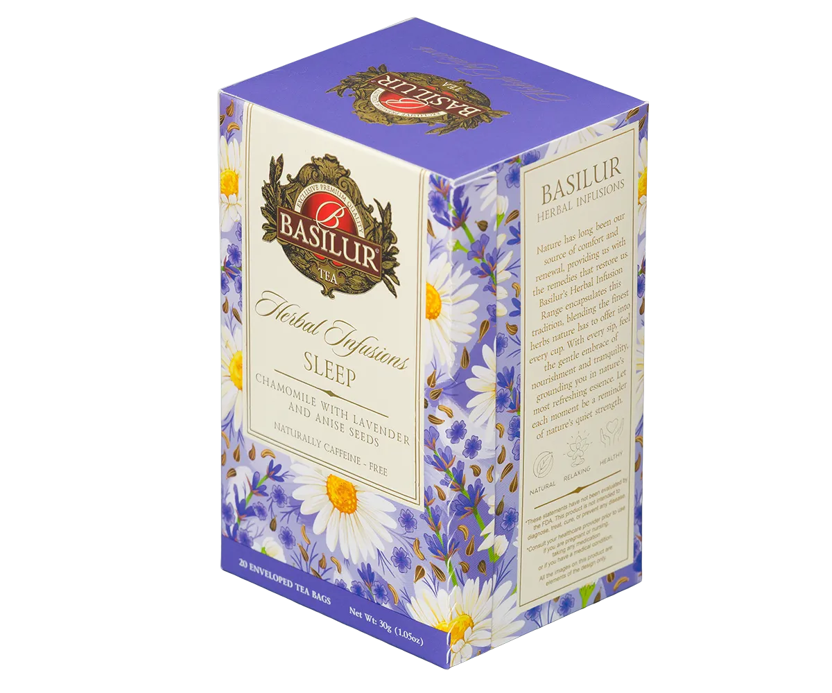 Basilur Herbal Infusions Sleep urtete 20 breve rolig