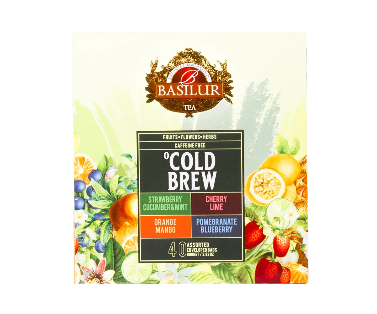 Basilur Cold Brew kold te 40 breve frugt