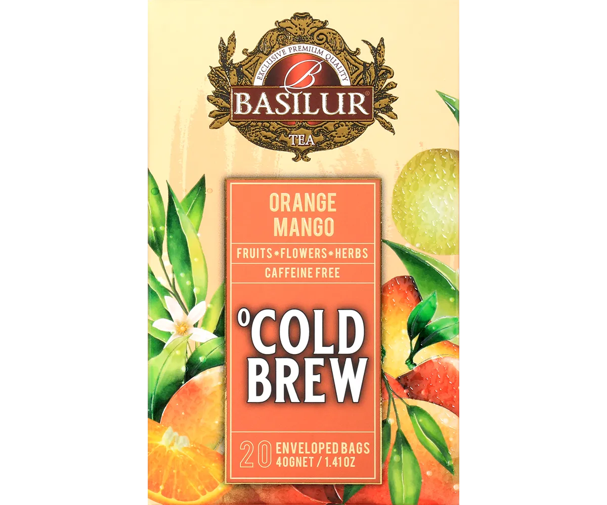 Basilur Cold Brew Orange Mango iste 20 breve appelsin mango