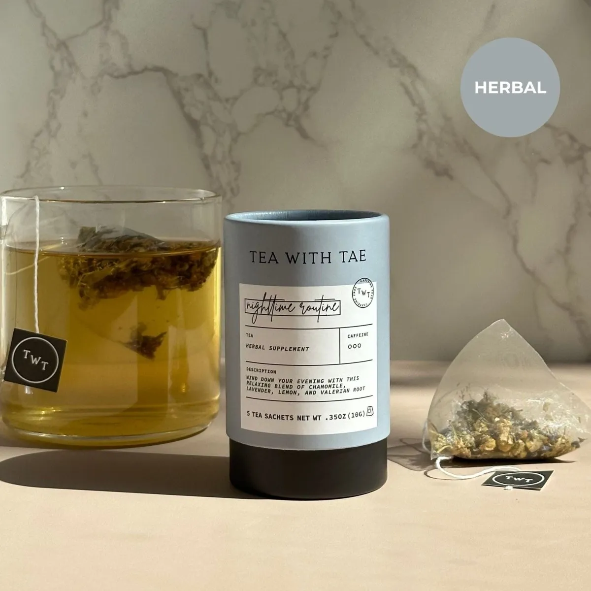 Tea with Tae Nighttime Routine urtete mini tube 5 stk