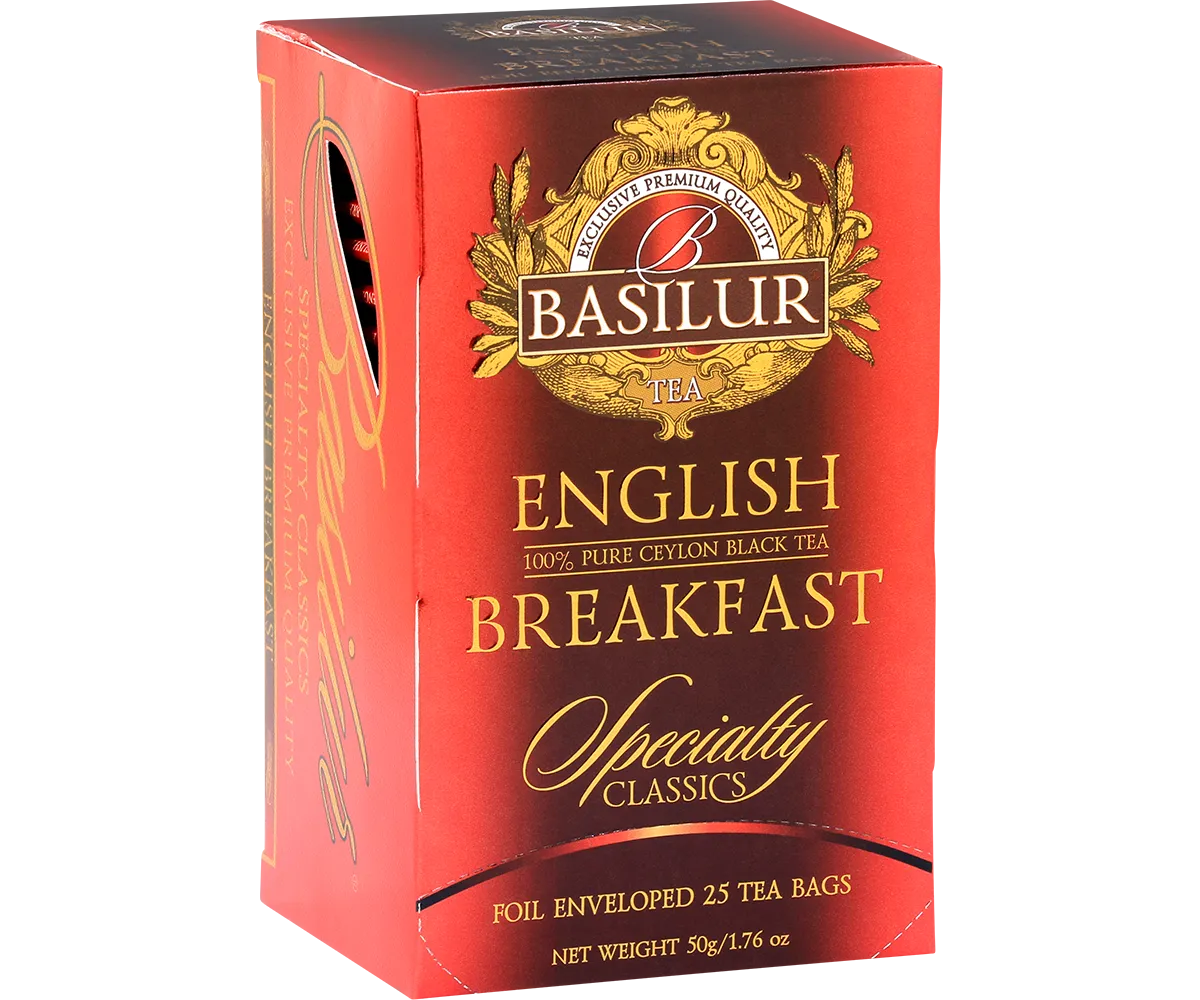 Basilur Specialty Classics English Breakfast sort te 25 breve kraftig