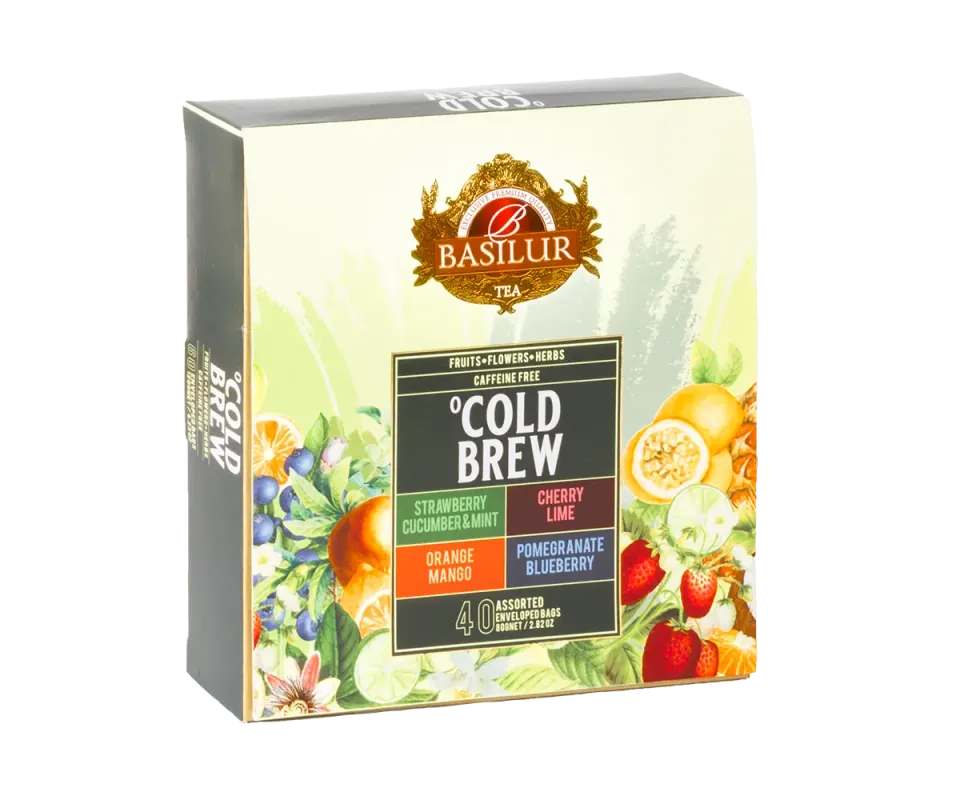 Basilur Cold Brew kold te 40 breve frugt