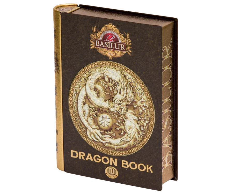 Basilur Dragon Collection Vol III sort te 100g ren