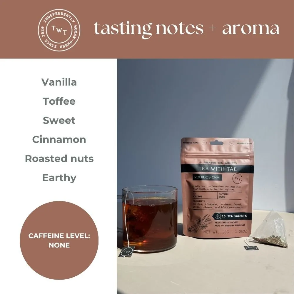 Tea with Tae Rooibos Chai te 30 breve koffeinfri