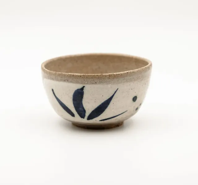Tyst Te Chawan matcha skål hvid stentøj