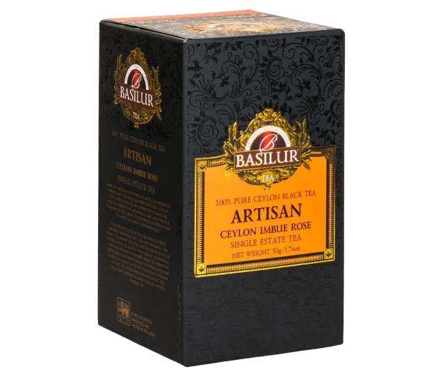 Basilur Artisan Ceylon Imbue Rose sort te 50g rose