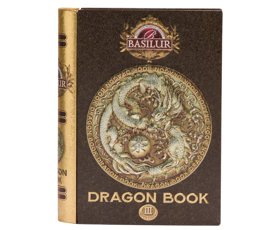 Basilur Dragon Collection Vol III sort te 100g ren