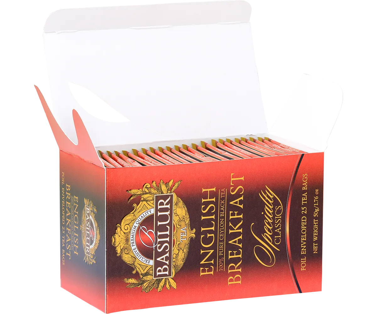 Basilur Specialty Classics English Breakfast sort te 25 breve kraftig