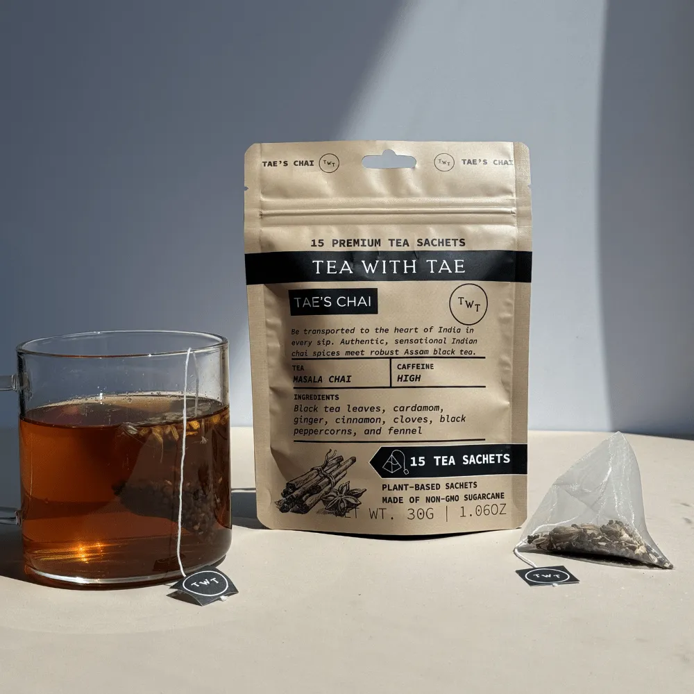 Tea with Tae Tae's Chai tebreve 15 stk krydret sort te