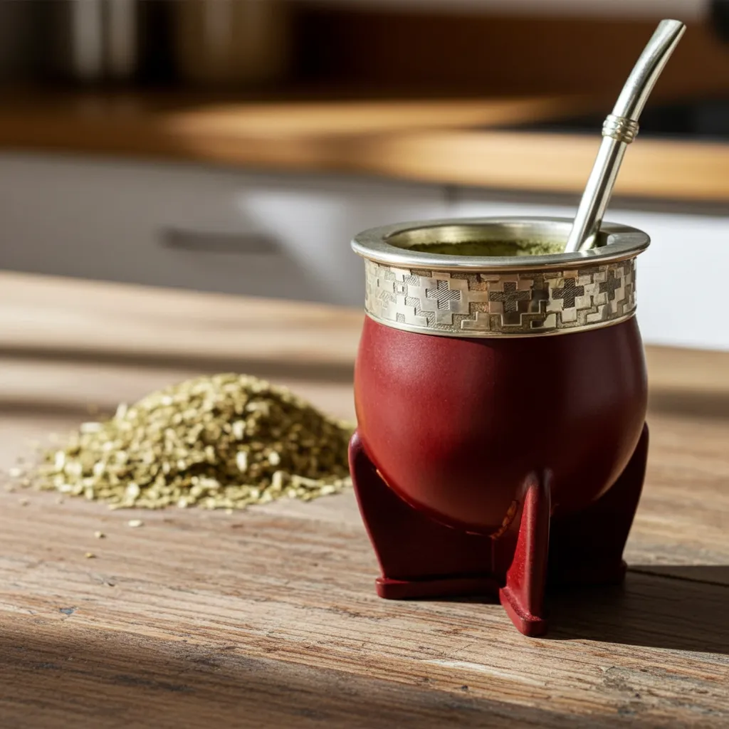Mate Shop Danmark Imperial matekop kalabas sort ornamenteret