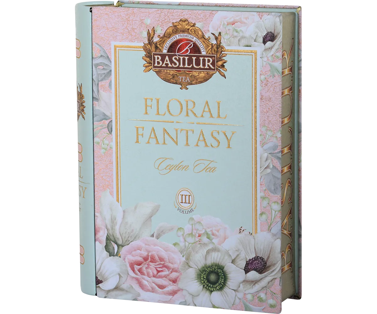 Basilur Floral Fantasy Volume III grøn te 100g kirsebær