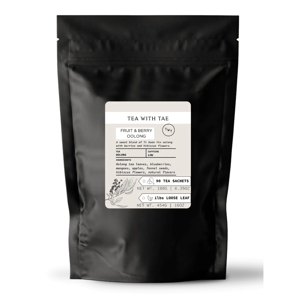 Tea with Tae Fruit & Berry oolong te 30 breve frugt