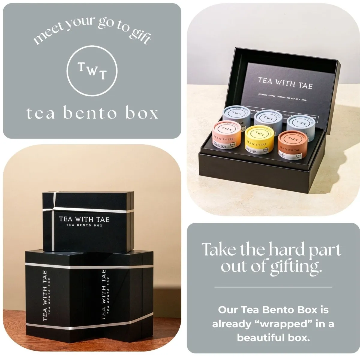 Tea with Tae Bento Box koffeinfri te 6-pak urtete gave