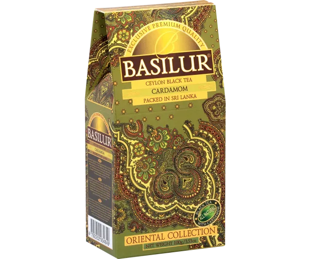 Basilur Oriental kardemomme sort te 100 g løs te