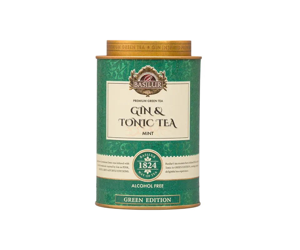 Basilur Gin Tea Green Edition grøn te 75g