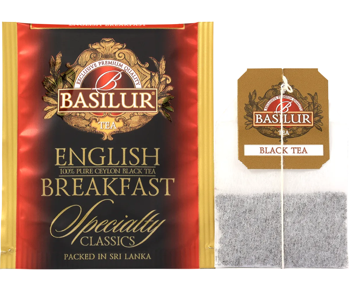 Basilur Specialty Classics English Breakfast sort te 25 breve kraftig
