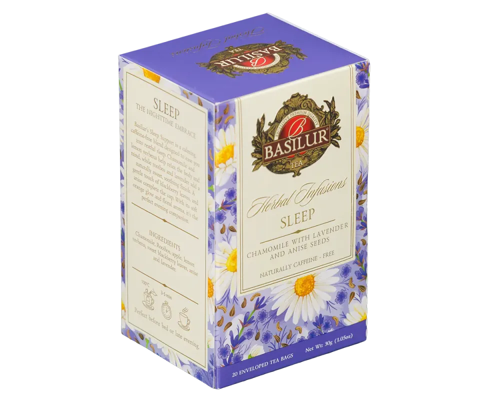 Basilur Herbal Infusions Sleep urtete 20 breve rolig