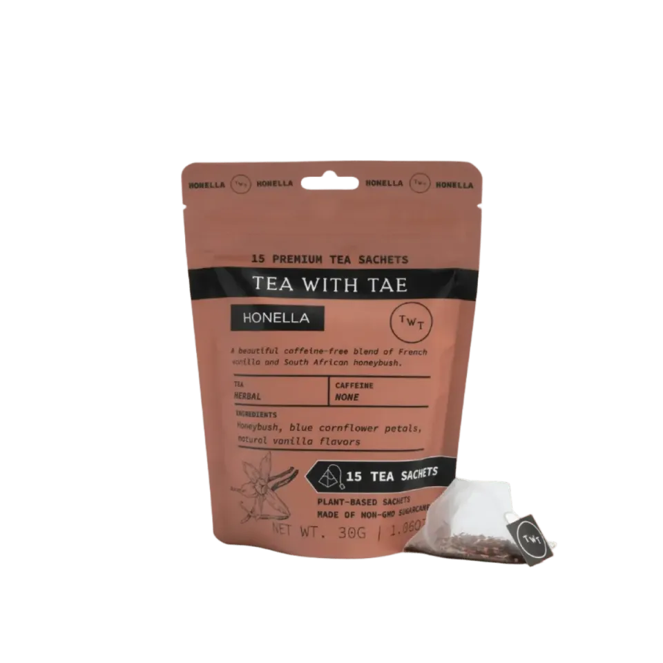 Tea with Tae Honella Pouch honeybush te 15 breve vanilje